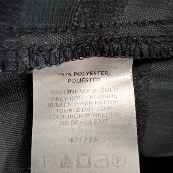 Loft Womens Gray Striped Long Sleeve Square Neck Pullover Blouse Top Size Medium - Picture 9 of 10